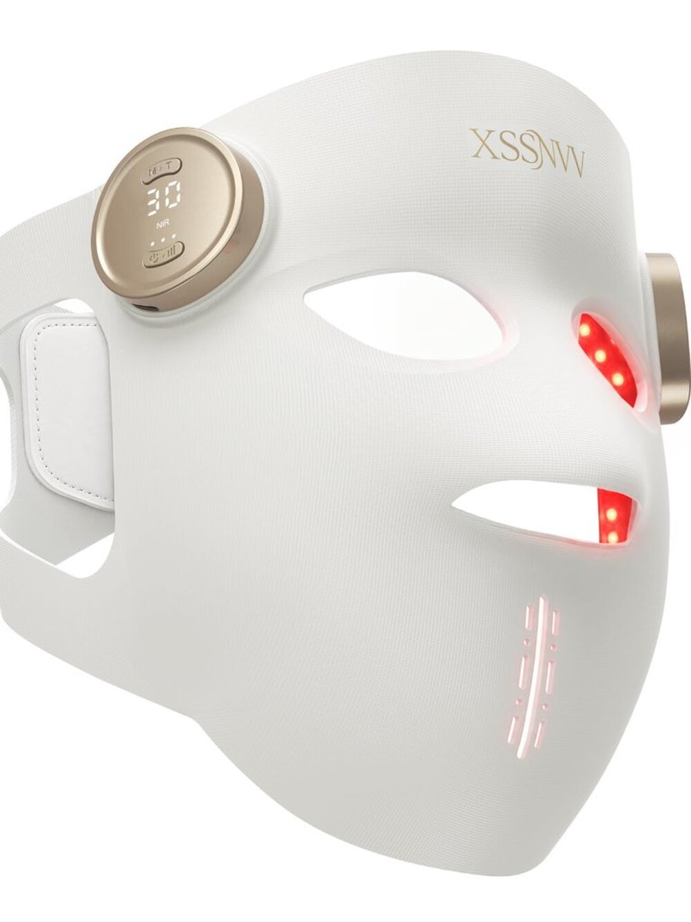 NEW 4D Cordless LED Facial Beauty Device, White - Rechargeable, 4 Modes, Timer